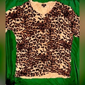 Danier leopard print cardigan